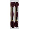 Anchor Cross Stich/Long Stich Embroidery Cotton Threads,Pack of 25, 8 Mt Each Skeins (Shade no. 72A), Maroon