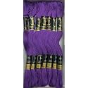 Anchor Cross Stich/Long Stich Embroidery Cotton Threads,Pack of 25, 8 Mt Each Skeins(Shade no. 0101)