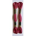 Anchor Cross Stich/Long Stich Embroidery Cotton Threads,Pack of 25, 8 Mt Each Skeins (Shade no. 69) Red