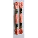 Anchor Cross Stich/Long Stich Embroidery Cotton Threads,Pack of 25, 8 Mt Each Skeins (Shade no. 09), Peach