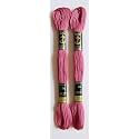 Anchor Cross Stich/Long Stich Embroidery Cotton Threads,Pack of 25, 8 Mt Each Skeins (Shade no. 76) Pink