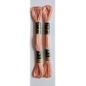 Anchor Cross Stich/Long Stich Embroidery Cotton Threads,Pack of 25, 8 Mt Each Skeins (Black)