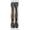 Anchor Cross Stich/Long Stich Embroidery Cotton Threads,Pack of 25, 8 Mt Each Skeins (Black)