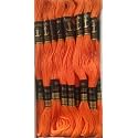 Anchor Cross Stich/Long Stich Embroidery Cotton Threads,Pack of 25, 8 Mt Each Skeins (Black)