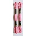 Anchor Cross Stich/Long Stich Embroidery Cotton Threads,Pack of 25, 8 Mt Each Skeins (Shade no. 50), Pink