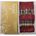 Anchor Cross Stich/Long Stich Embroidery Cotton Threads,Pack of 25, 8 Mt Each Skeins (Shade no. 022)