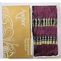 Anchor Cross Stich/Long Stich Embroidery Cotton Threads,Pack of 25, 8 Mt Each Skeins (Shade no. 072A)