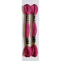 Anchor Cross Stich/Long Stich Embroidery Cotton Threads,Pack of 25, 8 Mt Each Skeins (Shade no. 65), Pink