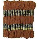 Anchor Cross Stich/Long Stich Embroidery Cotton Threads,Pack of 25, 8 Mt Each Skeins (Shade no. 0310)