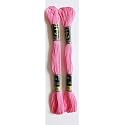 Anchor Cross Stich/Long Stich Embroidery Cotton Threads,Pack of 25, 8 Mt Each Skeins (Shade no. 55), Pink