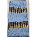 Anchor Cross Stich/Long Stich Embroidery Cotton Threads,Pack of 25, 8 Mt Each Skeins (Shade no. 0130)