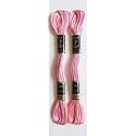 Anchor Cross Stich/Long Stich Embroidery Cotton Threads,Pack of 25, 8 Mt Each Skeins (Multicolour Shade No. 1320)
