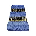 Anchor Cross Stich/Long Stich Embroidery Cotton Threads,Pack of 25, 8 Mt Each Skeins(Shade no. 0118)