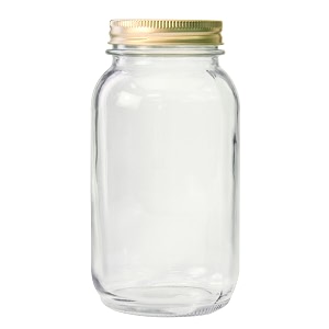 anchor hocking 1 quart home canning jar with metal lids amp rings clear