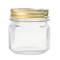 Anchor Hocking 10984 10984AHG17 1/2 Pint Home Canning Jars with Metal Lids and Rings, Clear