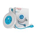 Anchor by Panasonic 5223 Diamond 6A Flexi Cord 3 Pin 4 Mtr Socket (Blue &amp; White), 240 Volts