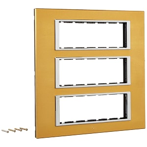 anchor by panasonic 66918gd roma urban modular polycarbonate 18m square gold pack of 5