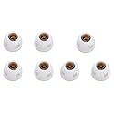 Anchor by Panasonic 6A Batten Lamp Holder fancy type 240V (White, Pack of 4)