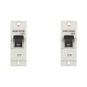 Anchor by Panasonic 98237 UNO Mini 10 Ampere Single Pole C Curve MCB, (Pack of 2)