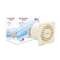 Anchor by Panasonic Axis Air 150mm Exhaust Fan for Kitchen | 150mm Exhaust Fan for Bathroom (14090IV, Ivory)