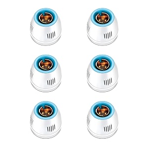 anchor by panasonic fancy lamp holder batten type straight mount isi certified secure fit for bulbs ideal for ceilingwall use  white pack of 6