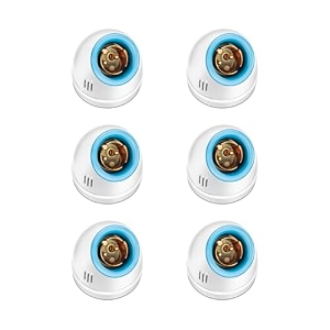 anchor by panasonic fancy lamp holder angle type isi certified secure bulb fit wallceiling mountable  white pack of 6