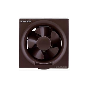 anchor by panasonic hs smart air neo 150mm high speed motor exhaust fan for kitchen bathroom with 2400 rpm brown 1 piece 14182br  13072br