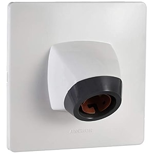 anchor by panasonic modular angle bulb holder for wall  b22 bulb holder for led bulb  b22 holder bulb socket pack of 3 39935
