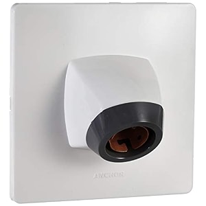anchor by panasonic modular bulb holder angle type isi certified ideal for wall mount  white pack of 2