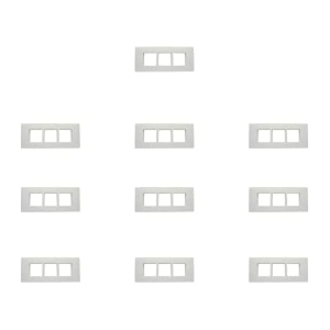 anchor by panasonic penta 6 module white regular cover plate pack of 10
