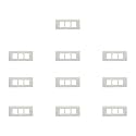 Anchor by Panasonic Penta 6 Module White Regular Cover Plate, (Pack of 10)