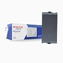 Anchor by Panasonic Penta Modular 6AX Two Way Switch, 1 Module 2 Way Switch (Black, 65002B)