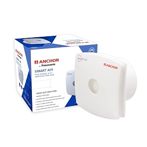anchor by panasonic smart air neo 150mm exhaust fan for kitchen  exhaust fan for bathroom 2 yrs warranty white 13047iv