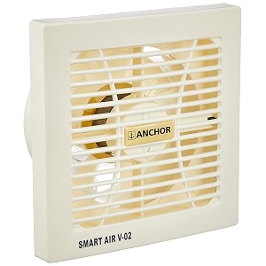 anchor by panasonic smart air pipe series v02 150mm exhaust fan  exhaust fan for bathroom  exhaust fan for kitchen office  ivory 14036iv