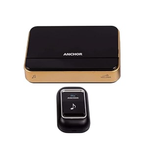 anchor by panasonic wireless doorbell  45 melodies calling bell for home office with 120 meter operating range  door bell for home 22750