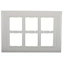 ANCHOR Polycarbonate Rider 12 Module Plate Regency 48212, White, Standard
