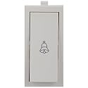 Anchor Roma Bell Push 21044, White, 10 amp 240V