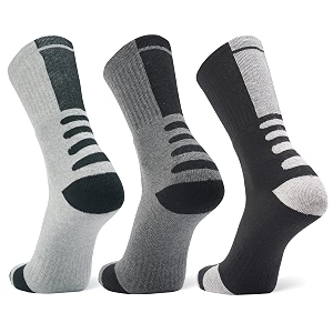 anchor sports socks for men full terrytowel cushioning regular length socks high performance athletic wear for running cycling workout and outdoor sports combo pack of 3 pairs