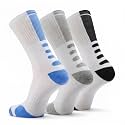 ANCHOR Sports Socks for Men, Full Terry/Towel Cushioning Regular Length Socks, High Performance Athletic Wear For Running, Cycling, Workout And Outdoor Sports, Combo Pack of 3 Pairs,