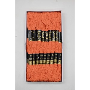 anchor thread stranded cotton skiens crosslong stitched embroidery threads set of 10 pieces shade no 329