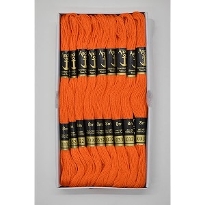 anchor thread stranded cotton skiens crosslong stitched embroidery threads set of 10 pieces shade no 332