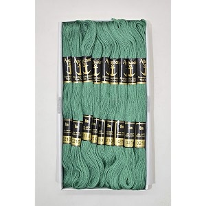 anchor thread stranded cotton skiens crosslong stitched embroidery threads set of 10 pieces shade no 210