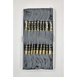 anchor thread stranded cotton skiens crosslong stitched embroidery threads set of 10 pieces shade no 400