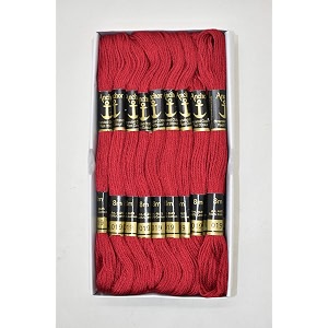 anchor thread stranded cotton skiens crosslong stitched embroidery threads set of 10 pieces shade no 19