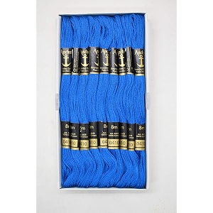 anchor thread stranded cotton skiens crosslong stitched embroidery threads set of 10 pieces shade no 410