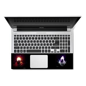 full panel laptop skin stickers bubble-free hd quality sticker for laptops upto 15634 dustproofwaterproofscratchproofreusable - naruto fl