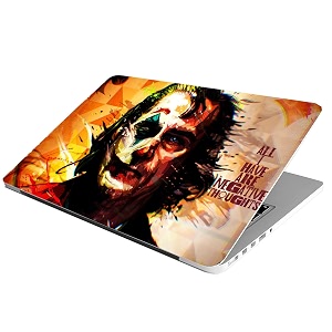 full laptop skin stickers hd quality sticker for laptops upto 15634 compatible with appledellhplenovoacerasussony dustproofwaterproofscratchproofreusable - joker fl
