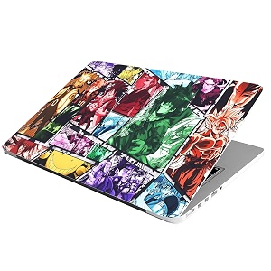 full body laptop skin stickers hd quality sticker for laptops upto 15634 dustproofwaterproofscratchproofreusable - anime multi fl eds