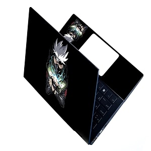 anciary full panel laptop skin stickers bubble-free hd quality sticker for laptops upto 15634 dustproofwaterproofscratchproofreusable - naruto wt fl