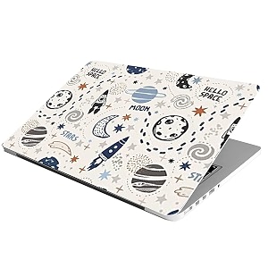 full laptop skin stickers hd quality sticker for laptops upto 15634 compatible with appledellhplenovoacerasussony dustproofwaterproofscratchproofreusable - space wt fl eds